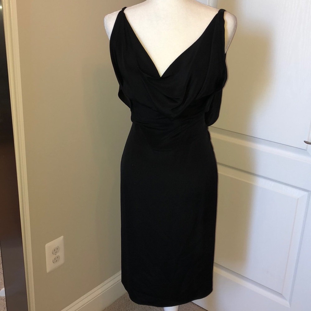 Gorgeous black silk dress